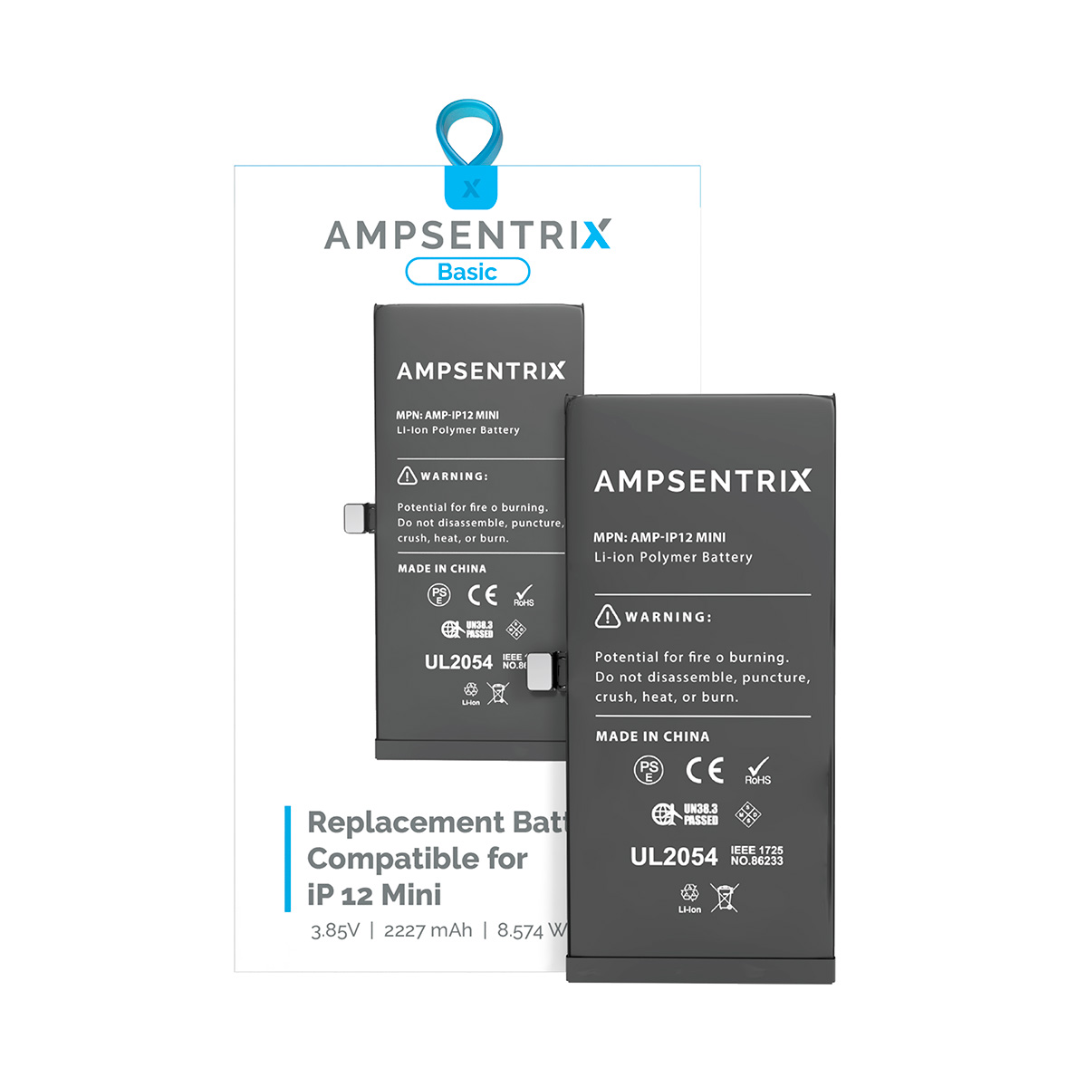 Bateria Ampsentrix Basic iPhone 12 Mini